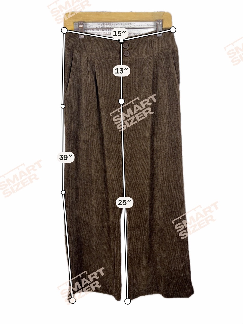 NWOT Cider Brown Corduroy Wide-Leg Pants – Size M - Picture 7 of 7